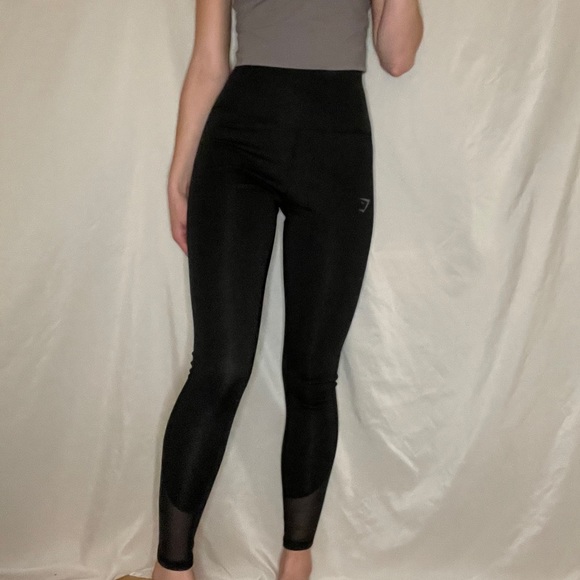 🦈 BNWT gymshark leggings black/grey - Picture 5 of 12